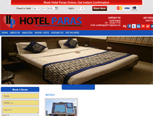 Tablet Screenshot of hotelparas.in